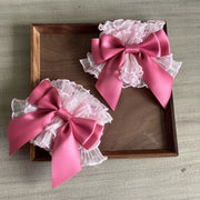 Dupioni Silk Cake Lolita Bonnet Set [MAID], Customizable