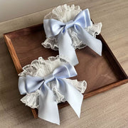 Dupioni Silk Cake Lolita Bonnet Set [MAID], Customizable