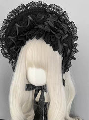 Gothic Lace Lolita Bonnet [MAID], Customizable