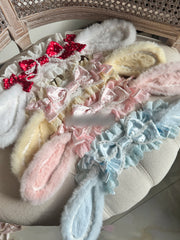 Droopy Bunny Ear Lolita Headband, Imported Ribbon