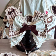 Cupcake Lolita Bow Bunny Ear Headband, Customizable