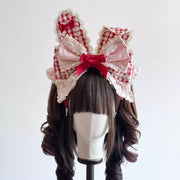 Cupcake Lolita Bow Bunny Ear Headband, Customizable