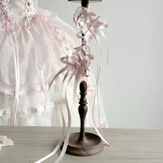 Satin Ballet Lolita Bow Hairband Set [MAID], Customizable