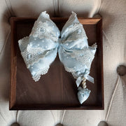 Polka Dot Bow Lolita KC Headband with Detachable Bunny Ears