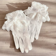 Christmas Bridal Lace Lolita Bonnet – Light Pink, Clearance