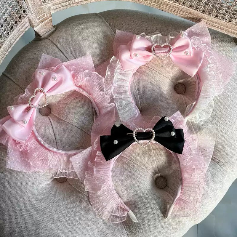 Showa Cross Lovers Lolita KC Headband Set [MAID], Customizable