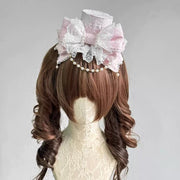 Showa Doll Lolita Bonnet & Top Hat Set, Customizable