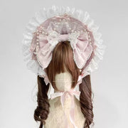 Showa Doll Lolita Bonnet & Top Hat Set, Customizable