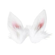 Plush Bunny Ear Lolita Headband — Multicolor