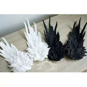 Angel Wing Feather Embroidered Hair Clip