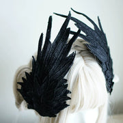 Angel Wing Feather Embroidered Hair Clip