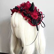 Gothic Devil Horn Headband — Halloween Cosplay