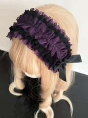 Miss Flora Cotton Lace Headband — Customizable