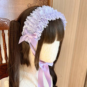 Miss Flora Cotton Lace Headband — Customizable