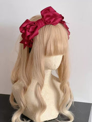 Basic Series Bow KC Lace Headband — Multicolor