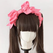 Basic Series Bow KC Lace Headband — Multicolor