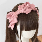 Basic Series Bow KC Lace Headband — Multicolor