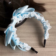 Basic Series Bow KC Lace Headband — Multicolor
