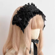Mood Series Lace Bow Headband — Multicolor