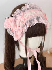 Mood Series Lace Bow Headband — Multicolor