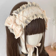 Mood Series Lace Bow Headband — Multicolor