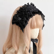 Mood Series Lace Bow Headband — Multicolor