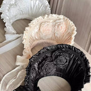 3rd Anniversary Rose Bonnet — 2-in-1 Clip/Brooch