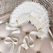 Bridal Lace Bonnet (BNT) — Pure White