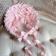 Bridal Lace Bonnet (BNT) — Pure White