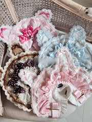 Cotton Bunny Ear Lolita Bonnet with Bow – Customizable