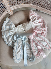Cotton Bunny Ear Lolita Bonnet with Bow – Customizable