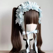 Cotton Heart Bow Headband — 5 Colors