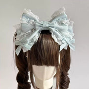 Christmas Bridal Lace Bow Lolita Bonnet Set – Clearance