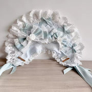 Christmas Bridal Lace Bow Lolita Bonnet Set – Clearance