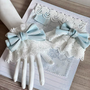 Christmas Bridal Lace Bow Lolita Bonnet Set – Clearance