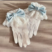 Christmas Bridal Lace Bow Lolita Bonnet Set – Clearance