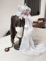 Christmas Crown Mini Top Hat