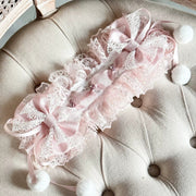 Christmas Lace Bow Headband