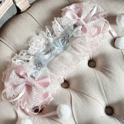 Christmas Lace Bow Headband