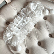 Christmas Lace Bow Headband