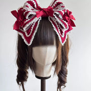 Vintage Cotton Bow KC Headband — Doll Style