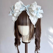Vintage Cotton Bow KC Headband — Doll Style