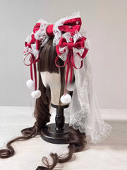 Christmas Bow Lolita KC Headband – Multiple Colorways