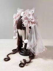 Christmas Bow Lolita KC Headband – Multiple Colorways