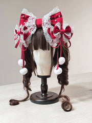 Christmas Bow Lolita KC Headband – Multiple Colorways