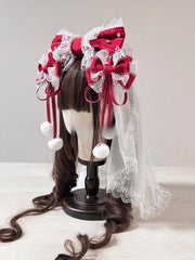 Christmas Bow Lolita KC Headband – Multiple Colorways
