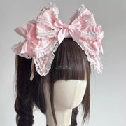 Laura's Doll Bunny Ear Bonnet, KC & Sleeves — Light Pink