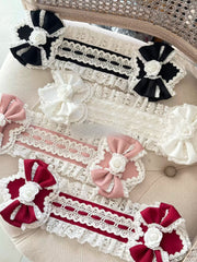 Detachable Lace Heart Headband