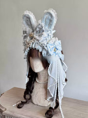 Tea Party Bunny Ear Headband — 3 or 4-Piece Set