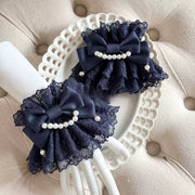 Sea of Dreams Lolita Bonnet Set – Navy, Customizable